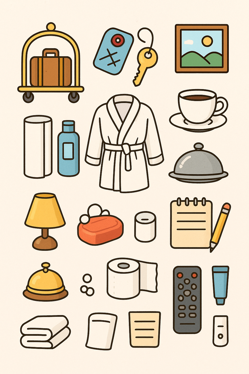 لوازم اتاق هتلی